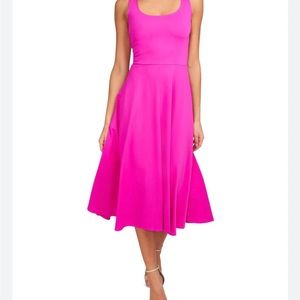 Midi pink dress- size Md ( perfect Barbie dress!)
